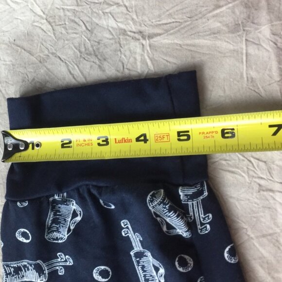 Mens Large Golf Pajamas Lounge Pants Night Zone Pajama Pants Like New - Picture 6 of 13